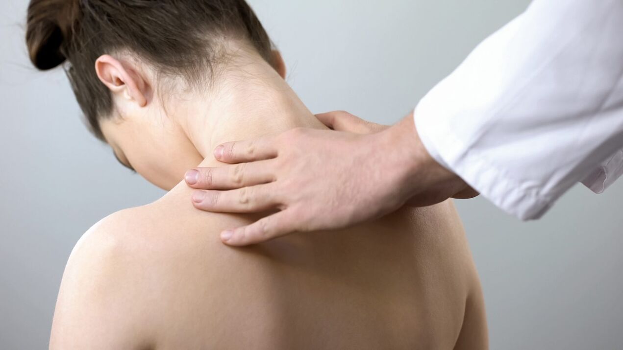 exame do pescoço com osteocondrose