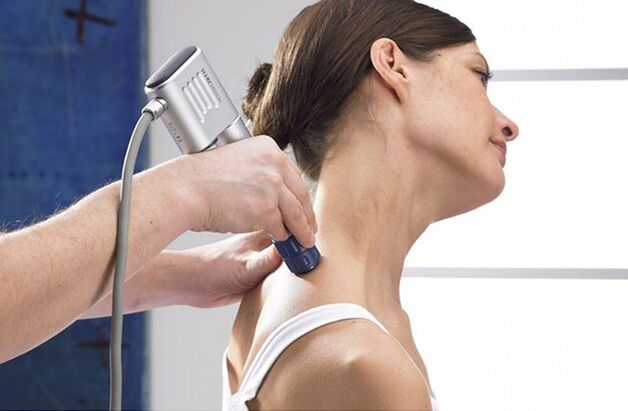 Terapia por ondas de choque para osteocondrose da coluna cervical